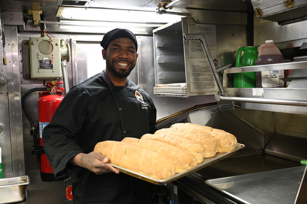 Lunch aboard the USS Newport News (SSN-750)