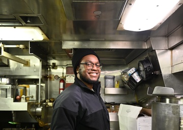 Lunch aboard the USS Newport News (SSN-750)
