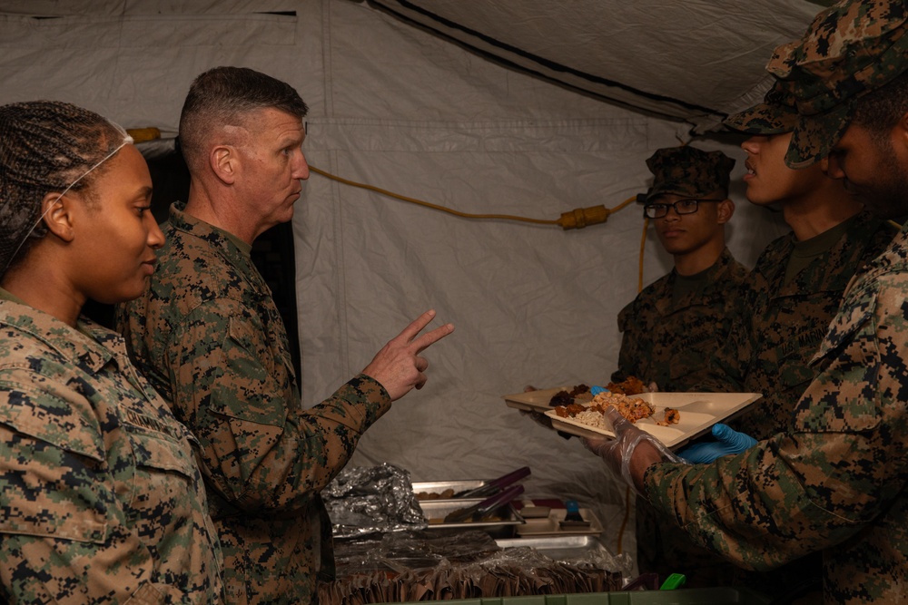 CLR-37's Food Service Company Competes in Maj. Gen. William Pendleton Thompson Hill Award