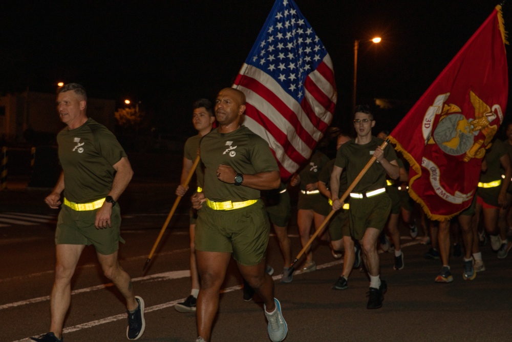 3rd MLG CG Leads Motivational Run