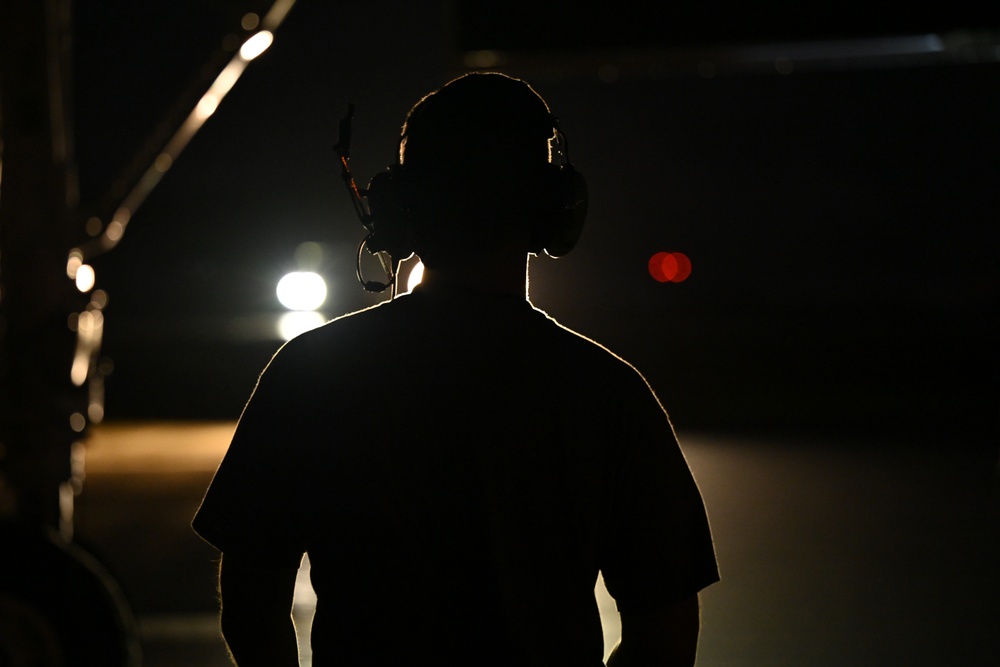 Senior Airman Johnny Trail recognized as a top performer during Bomber Task Force 25-1