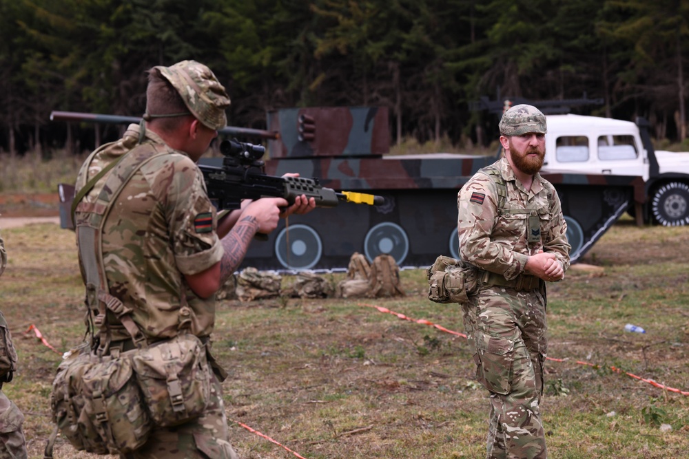 UK advisors prepare to conduct urban operations drills at Justified Accord