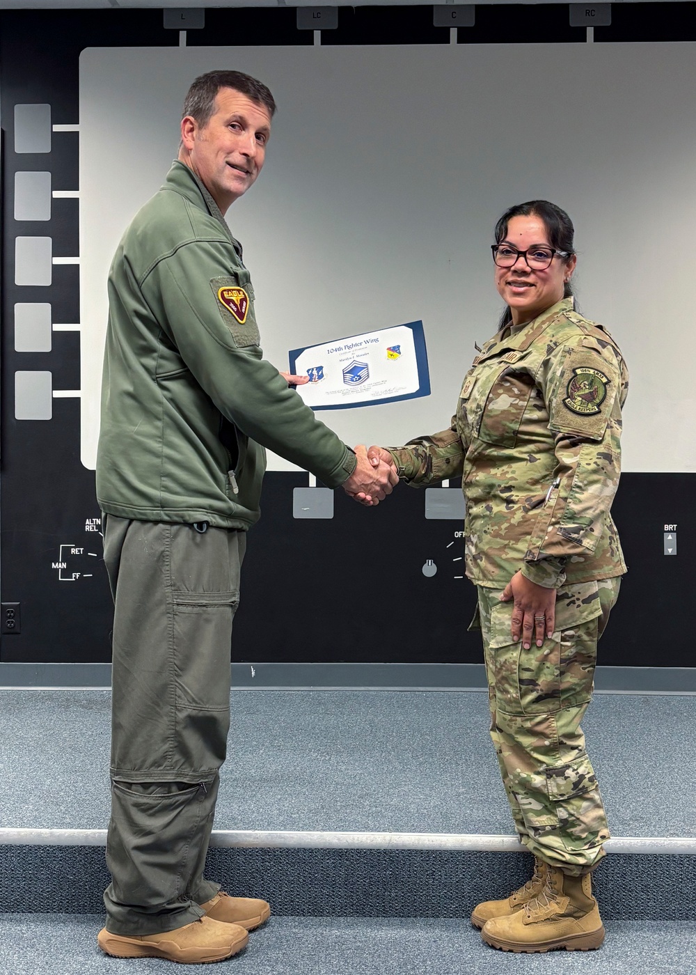 104th Fighter Wing promotes Morales to Senior Master Sergeant