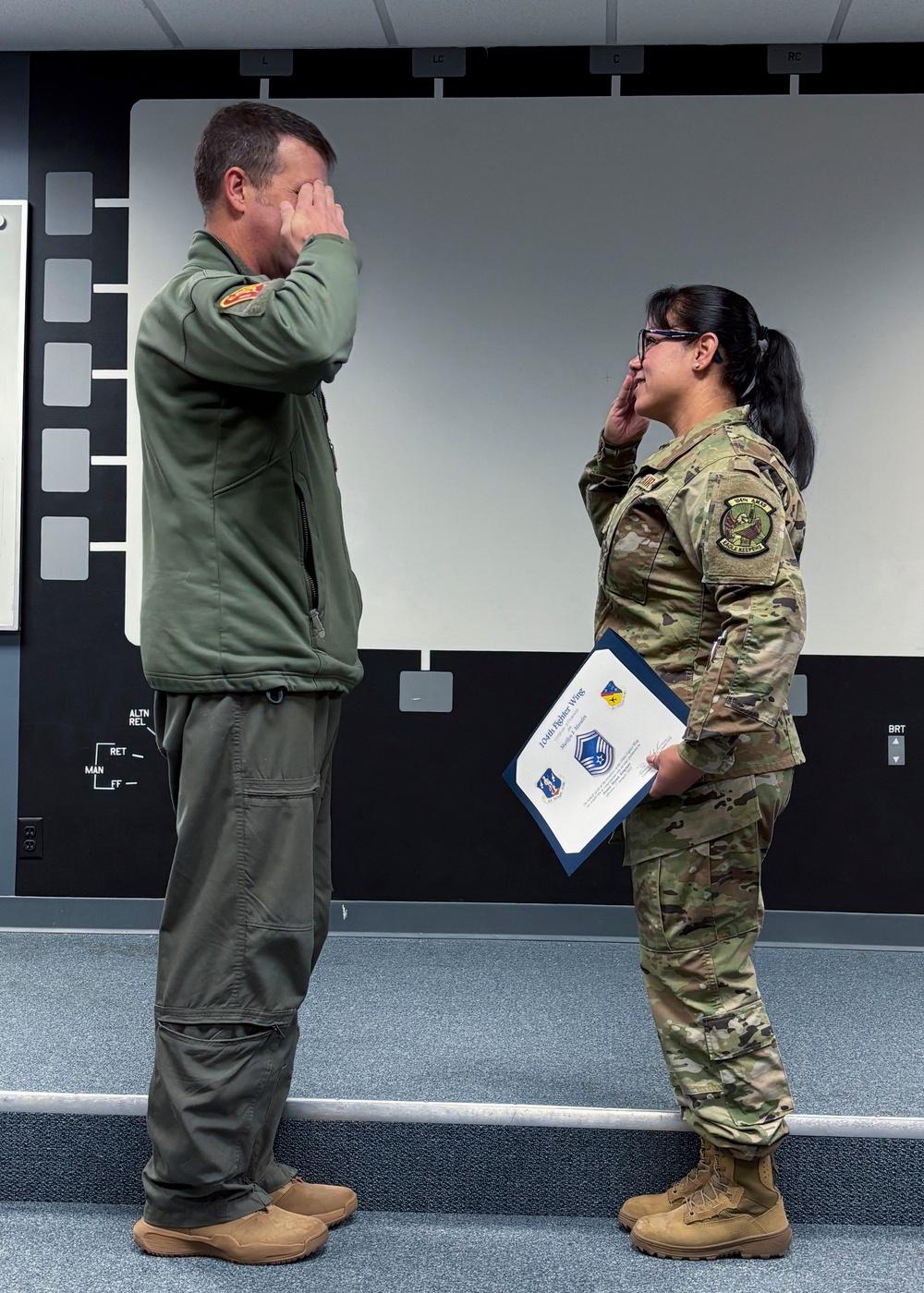 104th Fighter Wing promotes Morales to Senior Master Sergeant