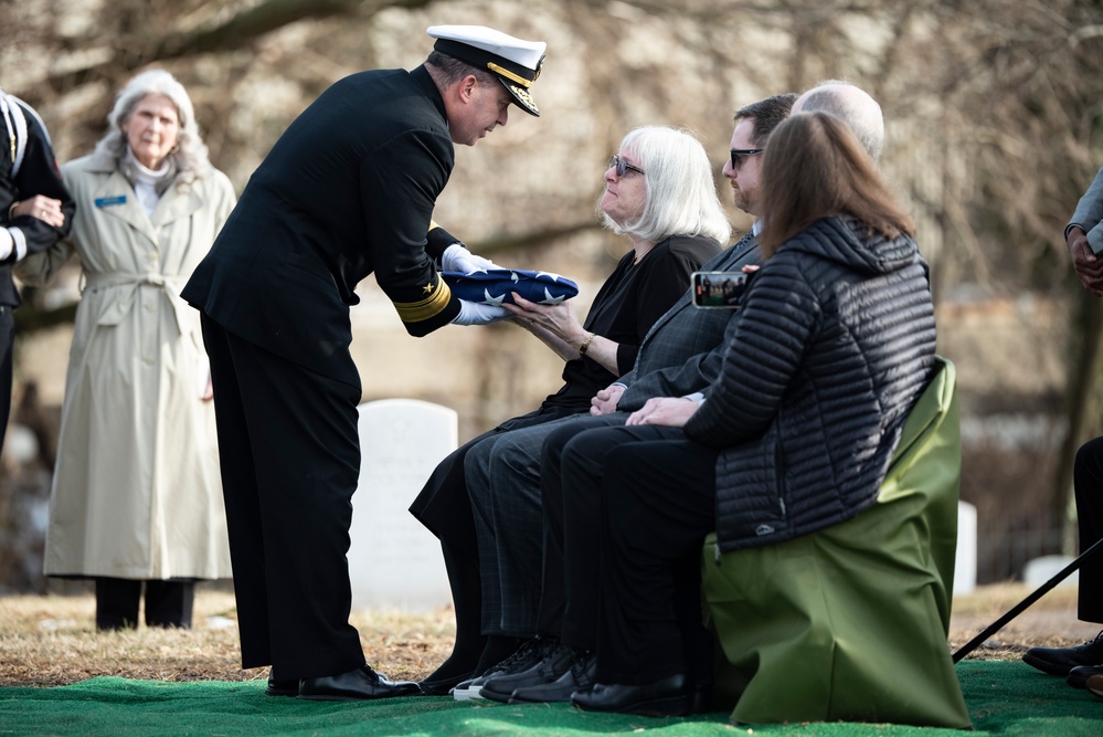 Military Funeral Honors with Funeral Escort are Conducted for U.S. Navy Seaman 1st Class Aaron L. McMurtrey in Section 69