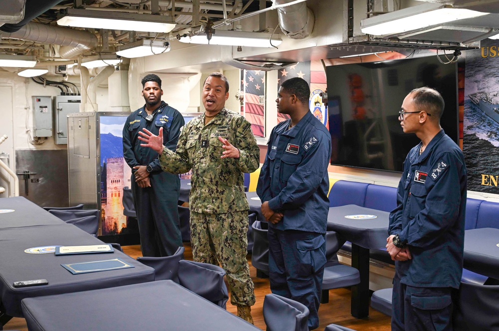 Rear Adm. Epps Leads 2025 OP Roadshow Across Europe, Bahrain