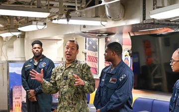 Rear Adm. Epps Leads 2025 OP Roadshow Across Europe, Bahrain