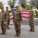 U.S. Army Sgt. Joshua Becher, West Virginia Army National Guard reenlists at the Qatar National Service Academy in Umm Salal Muhammed, Qatar Feb. 5, 2025.