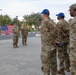 U.S. Army Sgt. Joshua Becher, West Virginia Army National Guard reenlists at the Qatar National Service Academy in Umm Salal Muhammed, Qatar Feb. 5, 2025.