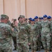 U.S. Army Sgt. Joshua Becher, West Virginia Army National Guard reenlists at the Qatar National Service Academy in Umm Salal Muhammed, Qatar Feb. 5, 2025.