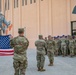 U.S. Army Sgt. Joshua Becher, West Virginia Army National Guard reenlists at the Qatar National Service Academy in Umm Salal Muhammed, Qatar Feb. 5, 2025.