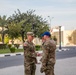 U.S. Army Sgt. Joshua Becher, West Virginia Army National Guard reenlists at the Qatar National Service Academy in Umm Salal Muhammed, Qatar Feb. 5, 2025.