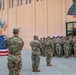 U.S. Army Sgt. Joshua Becher, West Virginia Army National Guard reenlists at the Qatar National Service Academy in Umm Salal Muhammed, Qatar Feb. 5, 2025.