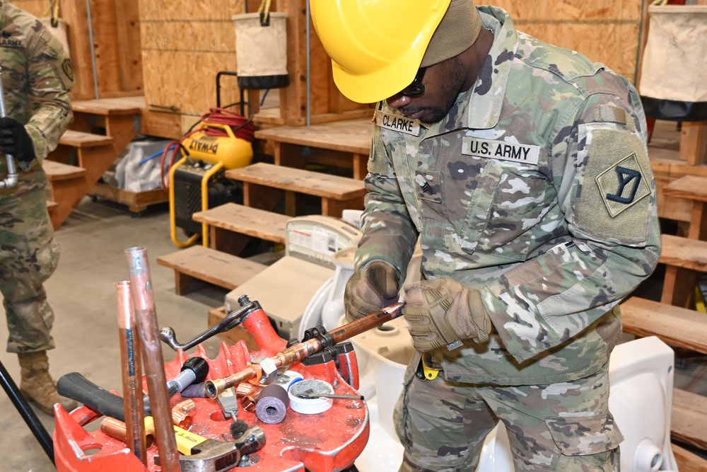 Joint Base McGuire-Dix-Lakehurst 80th TNG CMD TC Dix 94th DIV Plumber Course 12K Bldg 4309. February 14, 2023.