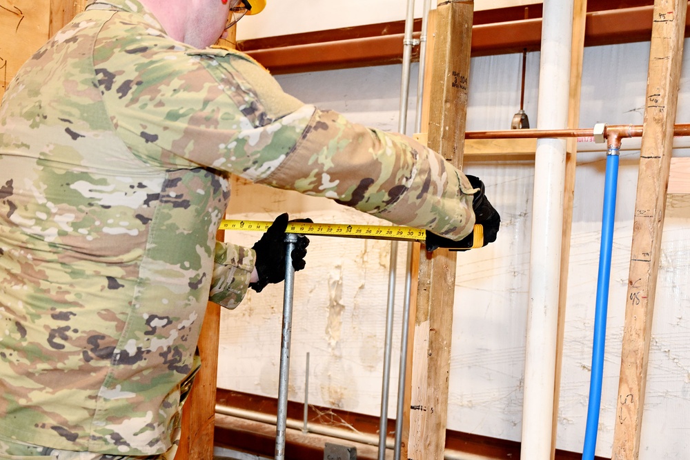 Joint Base McGuire-Dix-Lakehurst 80th TNG CMD TC Dix 94th DIV Plumber Course 12K Bldg 4309. February 14, 2023.