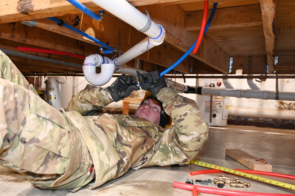 Joint Base McGuire-Dix-Lakehurst 80th TNG CMD TC Dix 94th DIV Plumber Course 12K Bldg 4309. February 14, 2023.