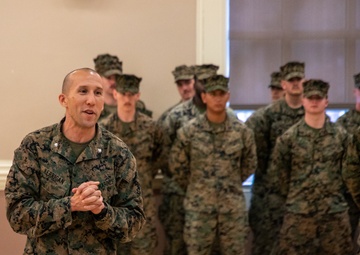 BLT 1/8 Sergeant Major Relief and Appointment