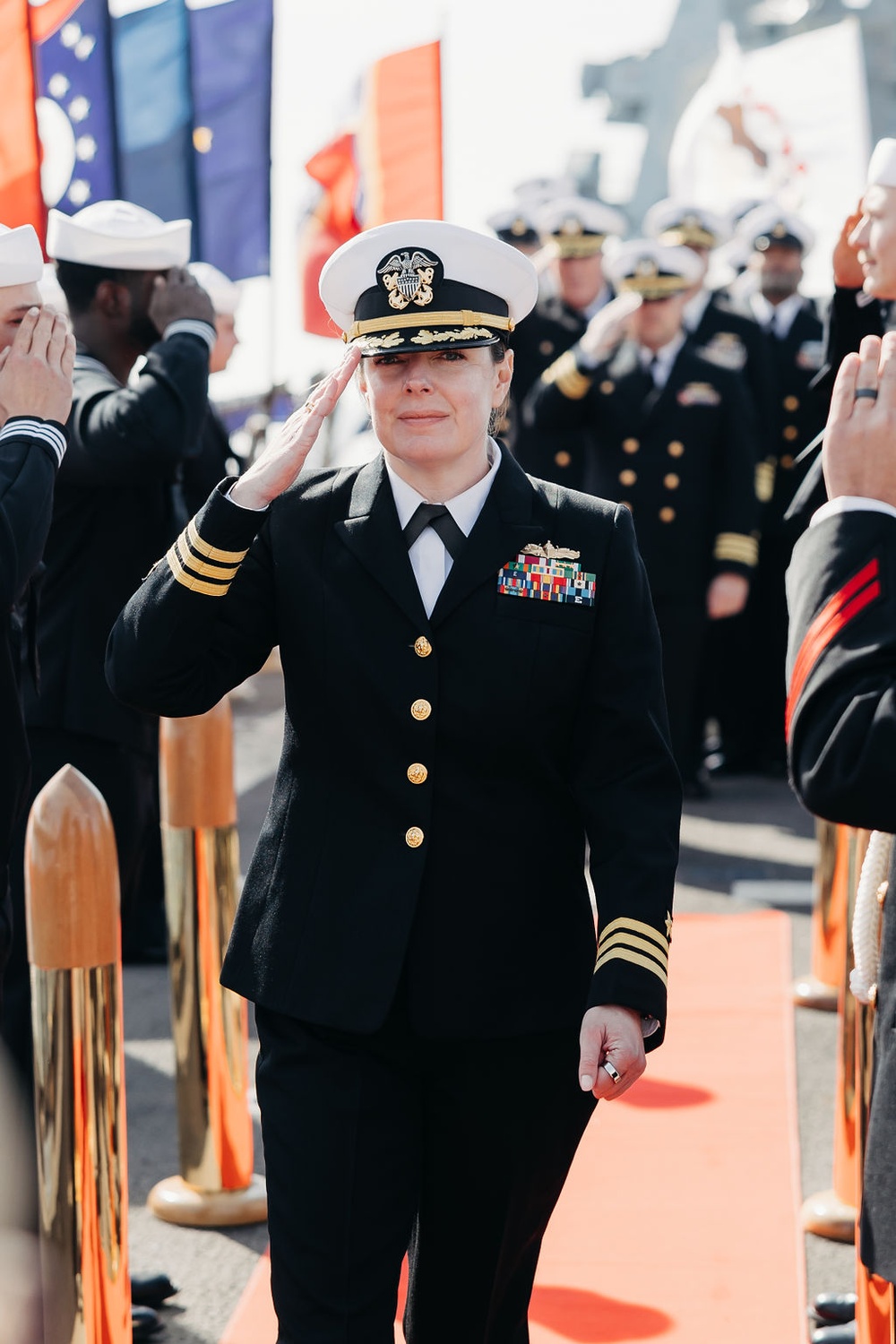 USS Russell Change of Command January 2025