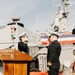 USS Russell Change of Command January 2025