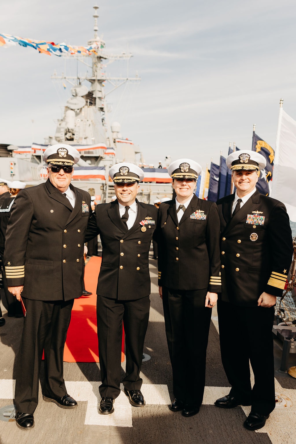 USS Russell Change of Command January 2025