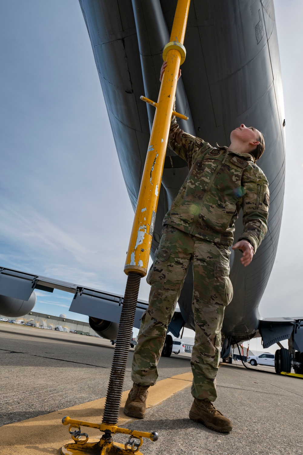 Air Mobility Command’s AMXS and MXS Airmen ensure KC-135 Stratotankers stay mission ready during Bamboo Eagle 25-1