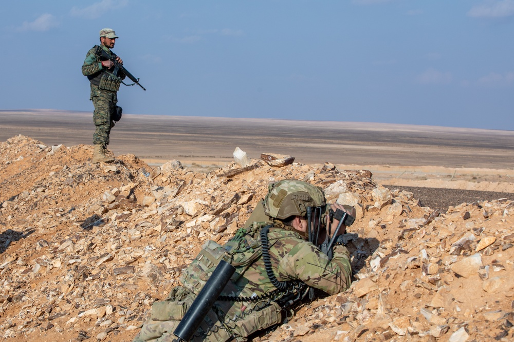 Coalition and Partner forces roll on patrol