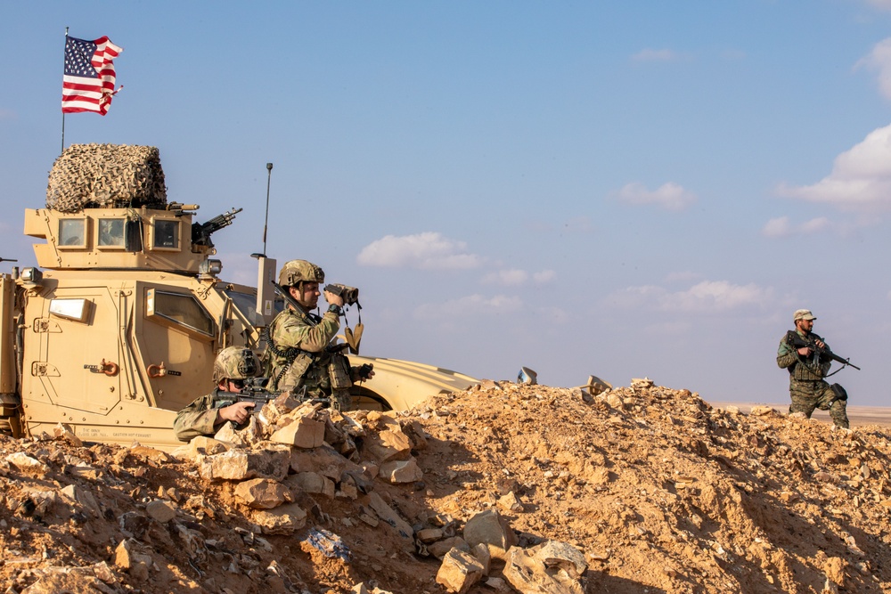 Coalition and Partner forces roll on patrol