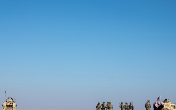 Coalition forces part take in talks with local Bedouin leaders