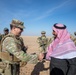 Coalition forces part take in talks with local Bedouin leaders