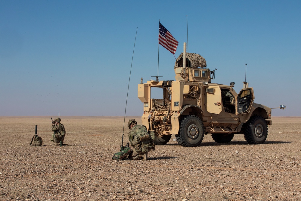 Coalition forces part take in talks with local Bedouin leaders