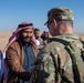 Coalition forces part take in talks with local Bedouin leaders