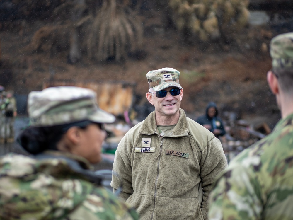 Soldiers remove hazardous wildfire waste in Pacific Palisades