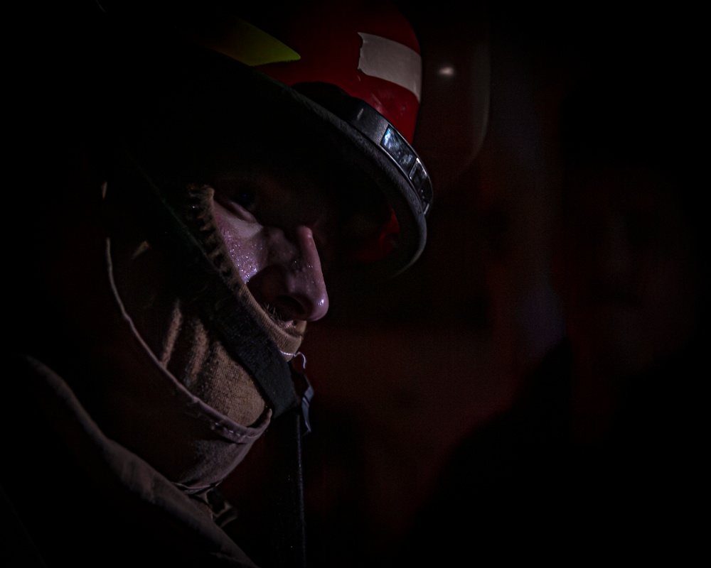 Nimitz Sailors Participate in a General Quarters Drill