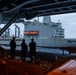 Nimitz Sailors Observe The USNS Henry J. Kaiser During Refueling At Sea Evolution