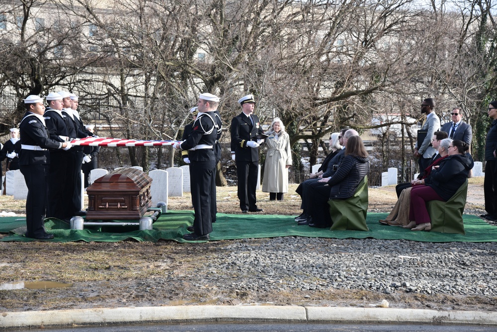 Seaman 1st Class Aaron L. McMurtrey, killed during World War II, laid to rest.