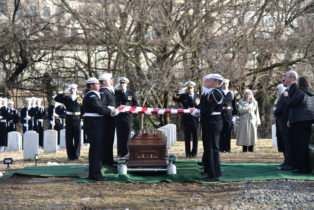 Seaman 1st Class Aaron L. McMurtrey, killed during World War II, laid to rest.