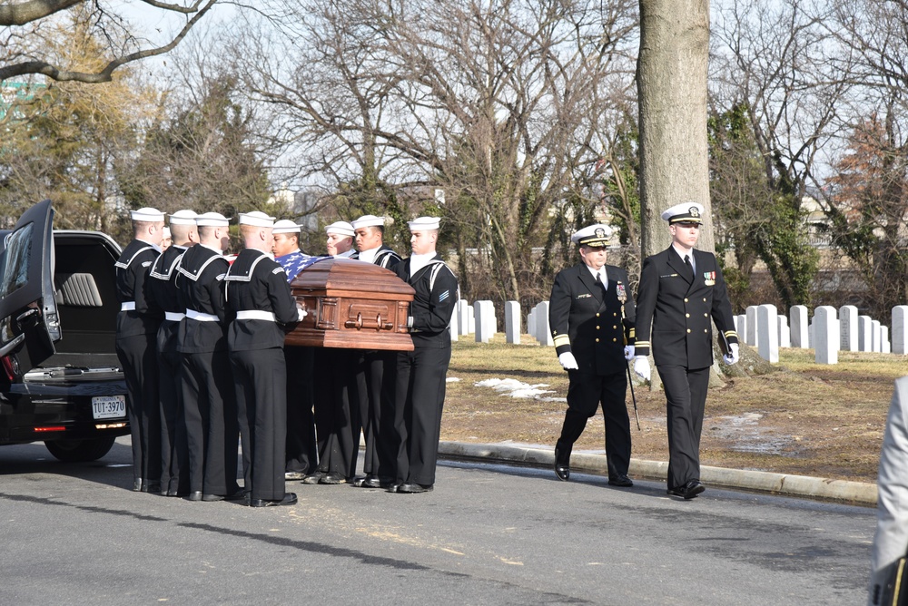 Seaman 1st Class Aaron L. McMurtrey, killed during World War II, laid to rest.