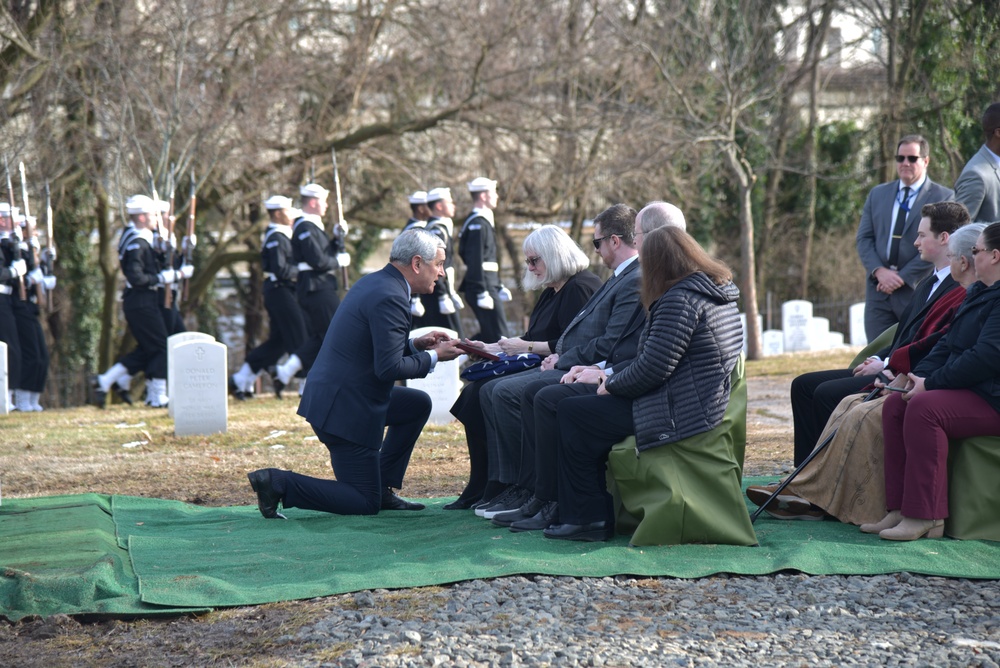 Seaman 1st Class Aaron L. McMurtrey, killed during World War II, laid to rest.