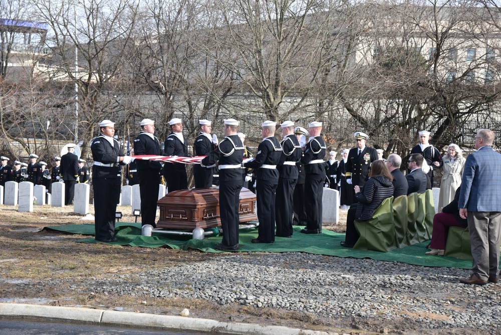 Seaman 1st Class Aaron L. McMurtrey, killed during World War II, laid to rest.