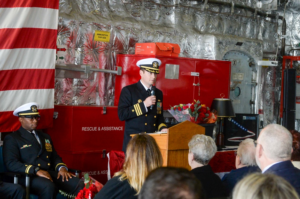 USS Savannah (LCS 28) Blue Crew Conducts Change of Command