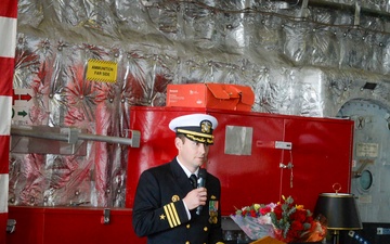 USS Savannah (LCS 28) Blue Crew Conducts Change of Command