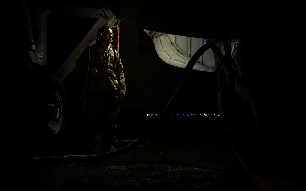 Night Operations Soar: 50th Air Refueling Squadron supports F-16s during Bamboo Eagle 25-1