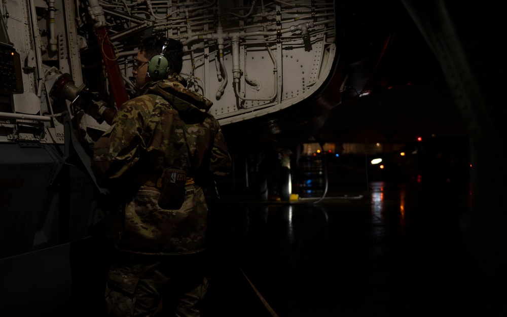 Night Operations Soar: 50th Air Refueling Squadron supports F-16s during Bamboo Eagle 25-1