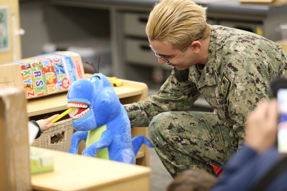 Navy Dental Clinic Educates Base Children on Cavity Prevention