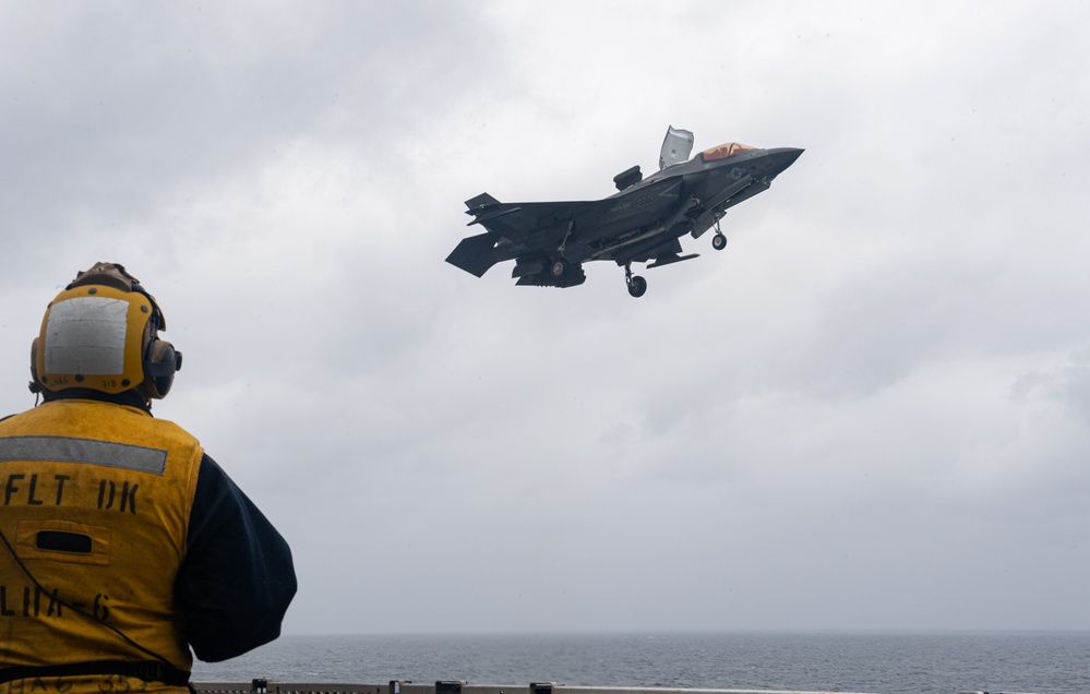 USS America (LHA 6) Conducts Flight Operations