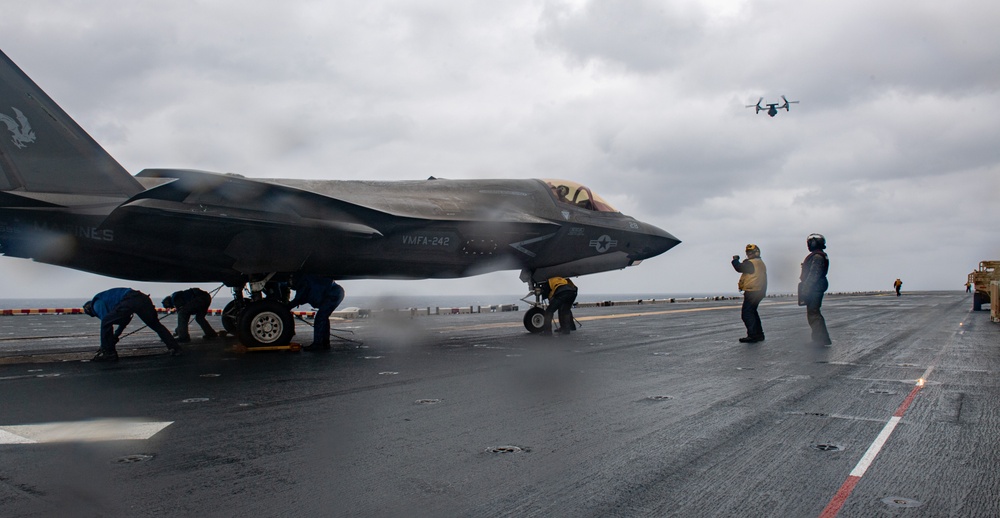 USS America (LHA 6) Conducts Flight Operations