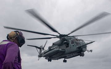 USS America (LHA 6) Conducts Flight Operations