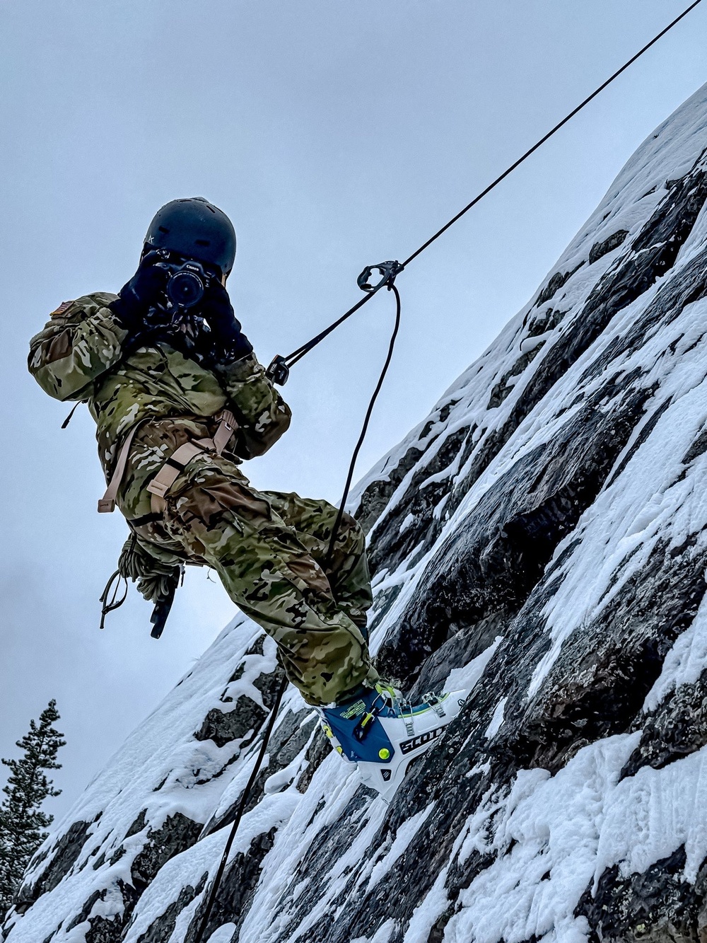 10th Mountain Division Soldiers Train in Alpine Skills at Camp Hale