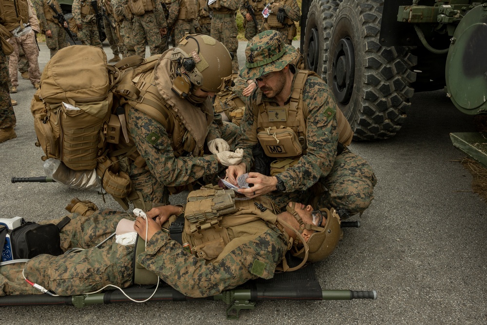 31st MEU | CLB-31 conducts Mass Casualty Exercise