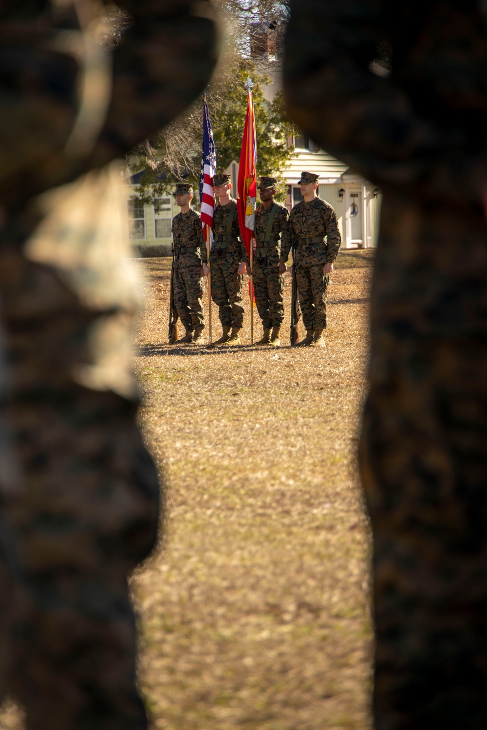 II MSB Marines Conduct Relief and Appointment Ceremony